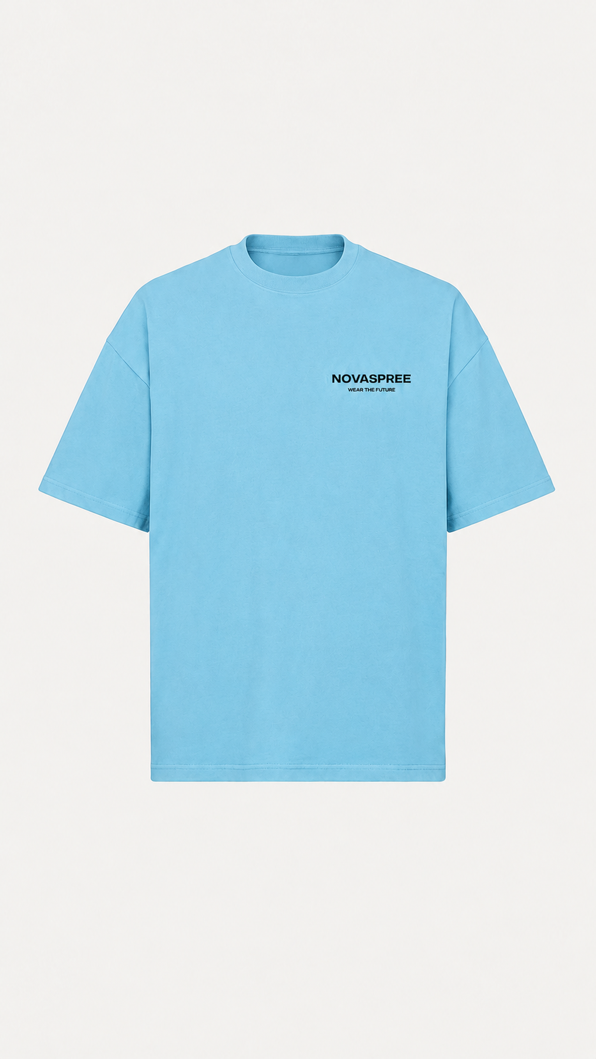 NOVASPREE WEAR THE FUTURE RELAXED TEE SKY BLUE