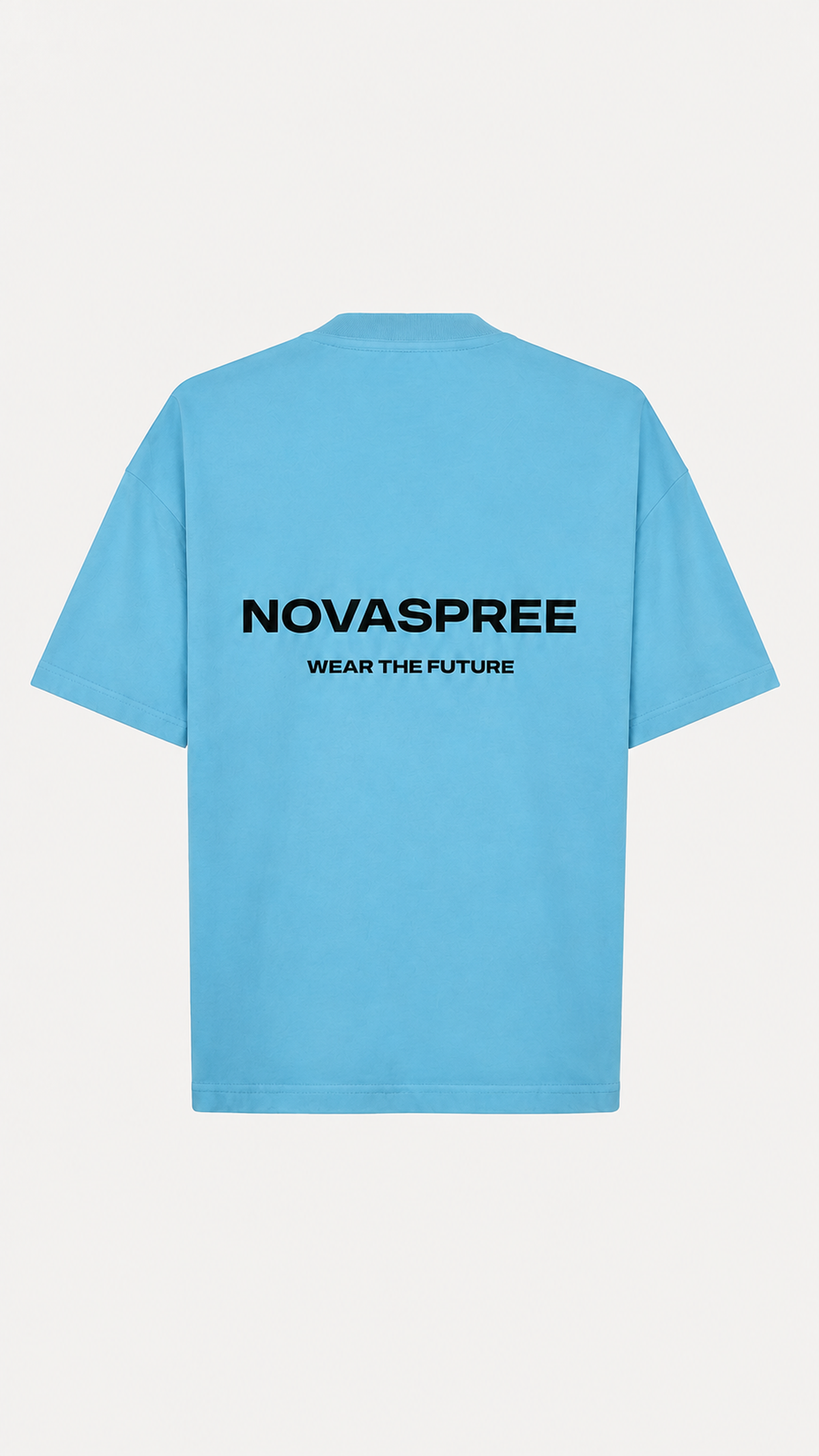 NOVASPREE WEAR THE FUTURE RELAXED TEE SKY BLUE