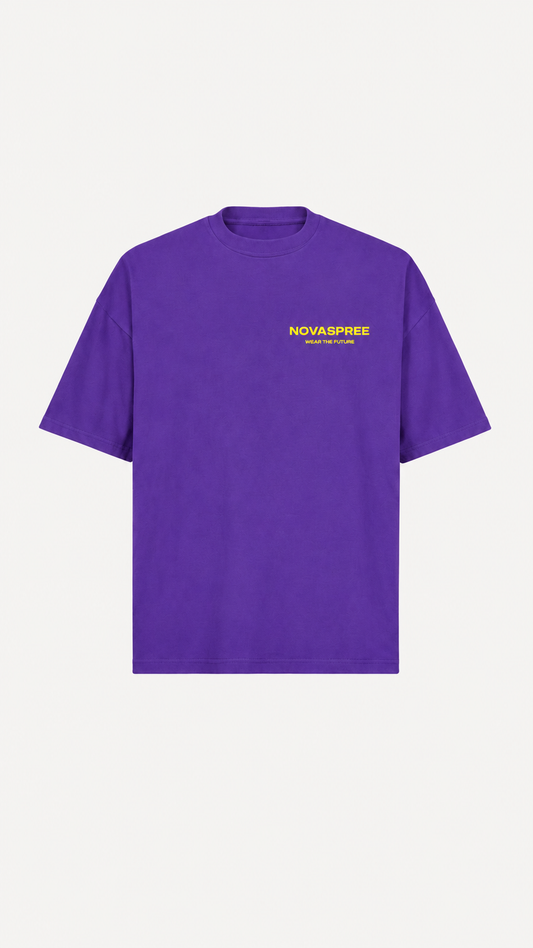NOVASPREE WEAR THE FUTURE RELAXED TEE PURPLE