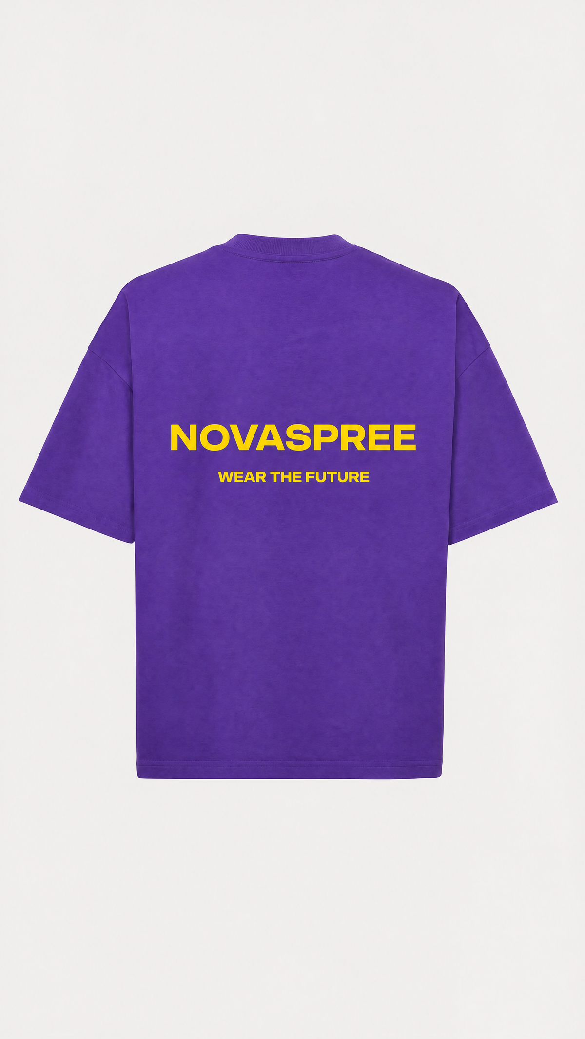 NOVASPREE WEAR THE FUTURE RELAXED TEE PURPLE